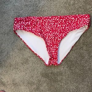 Red bikini bottoms